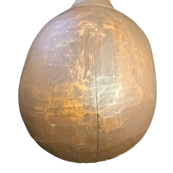 Quail Bee Decorative Spoon Tole Painted Hand Carved Vintage Wooden Giant Glued - Picture 4 of 13